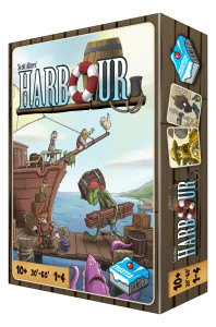 Harbour - Worker Placement Spiel von Scott Almes und Illustrationen von Rob Lundy