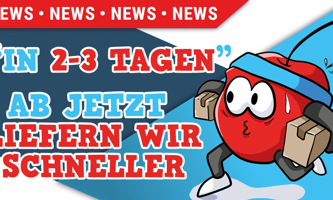 Kürzere Versandzeiten im Frosted Games Online-Shop