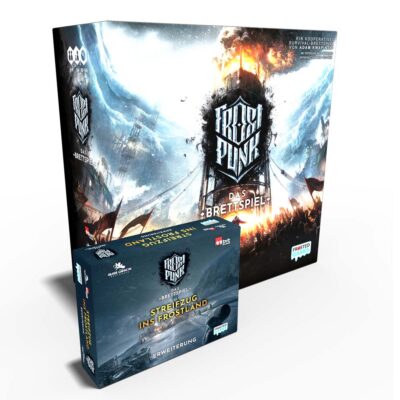 Frostpunk: Das Brettspiel & Erweiterung 'Streifzug ins Frostland' [Bundle]