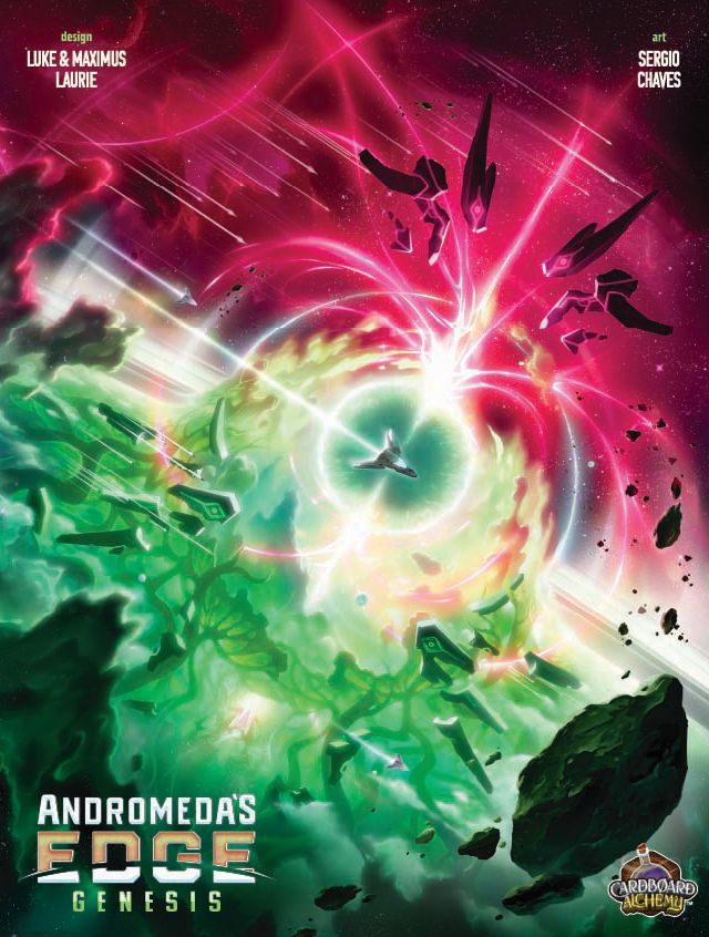 Andromedas Edge Genesis - Frosted Games Brettspiel Neuheit 2026 - Spieleschachtel