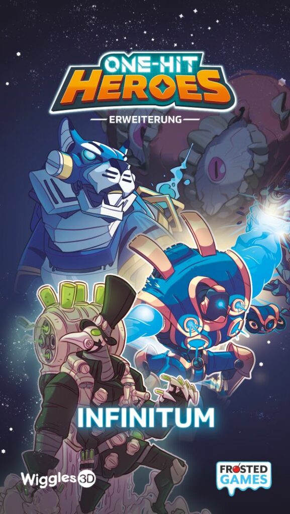 One Hit Heroes Infinitum - Frosted Games Brettspiel Neuheit 2026 - Spieleschachtel